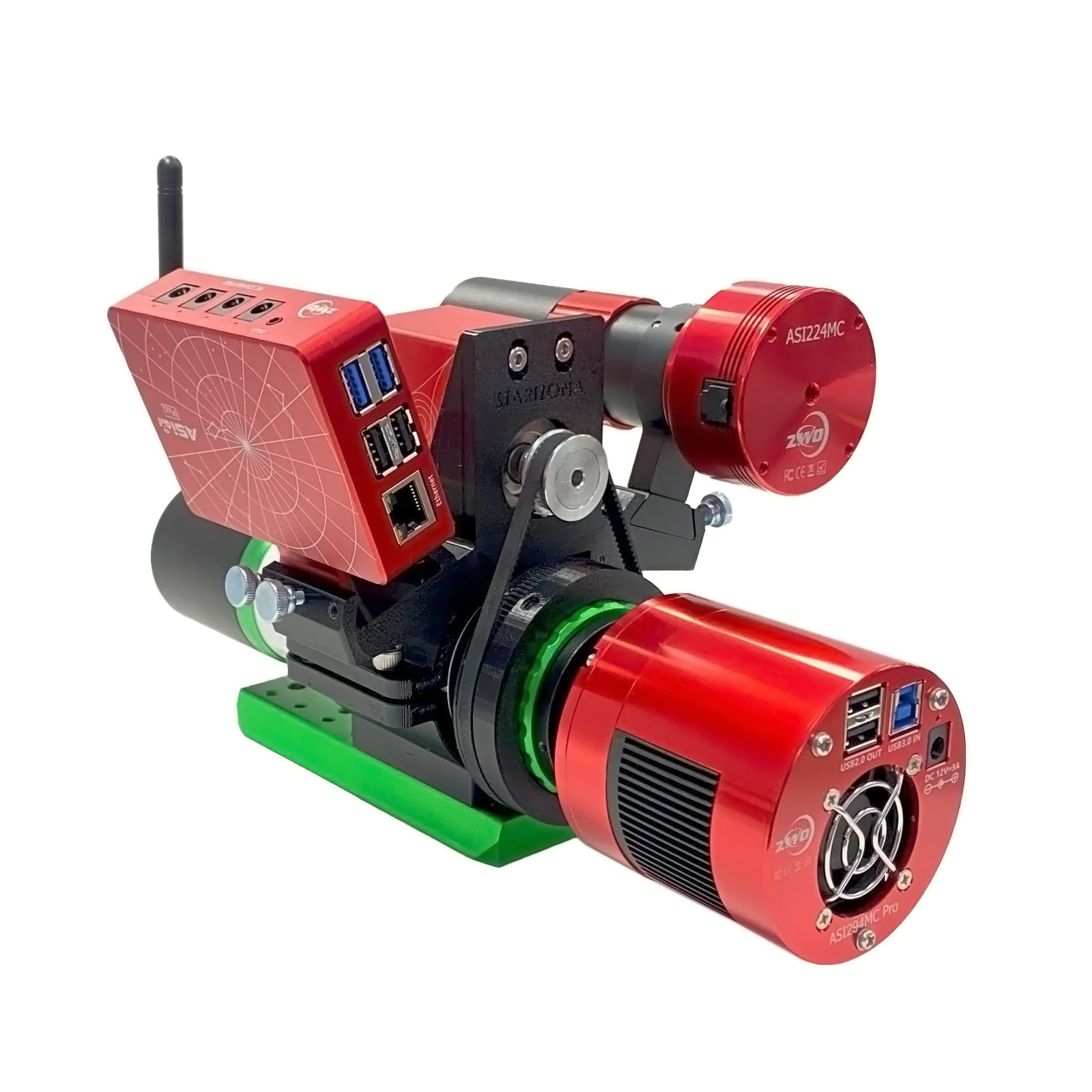 Starizona EvoGuide 50 Clamshell Ring & Mounting Bracket for ZWO EAF ...